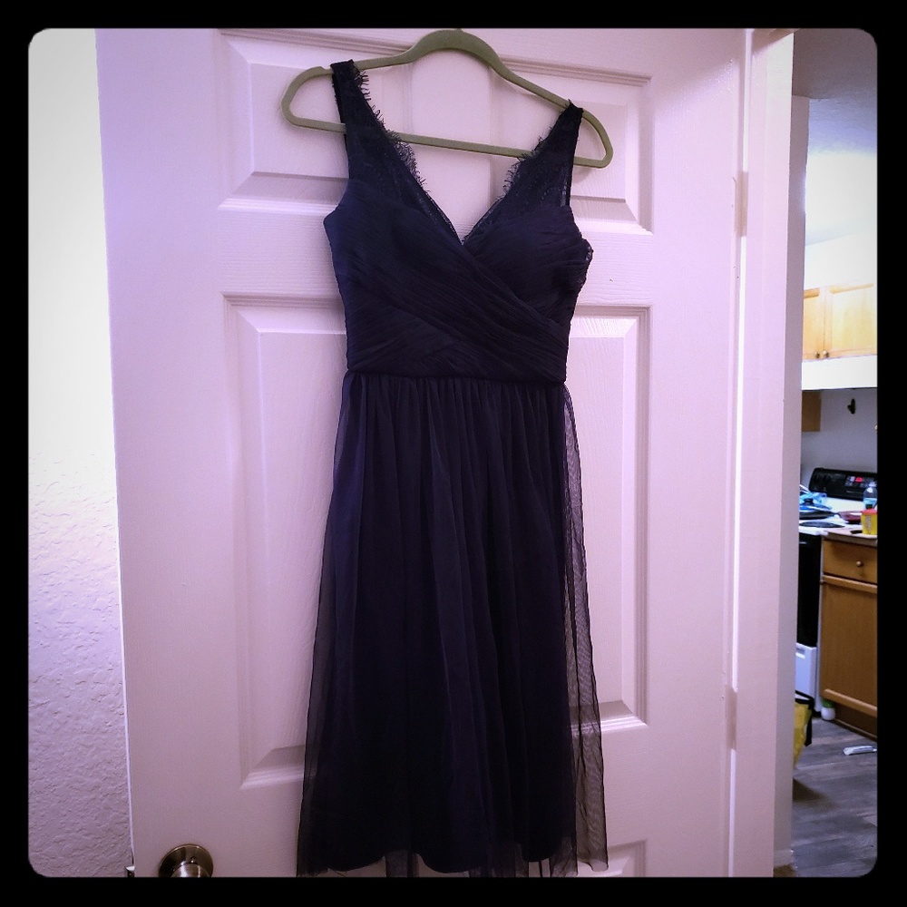 BHLDN Fleur dress in Navy